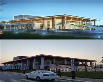 青海城固職教中心樓體亮化項目